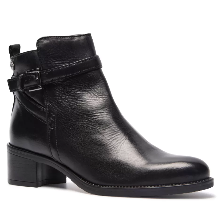 Ankle Boots | Carl Scarpa Almafi Black Leather Ankle Boots