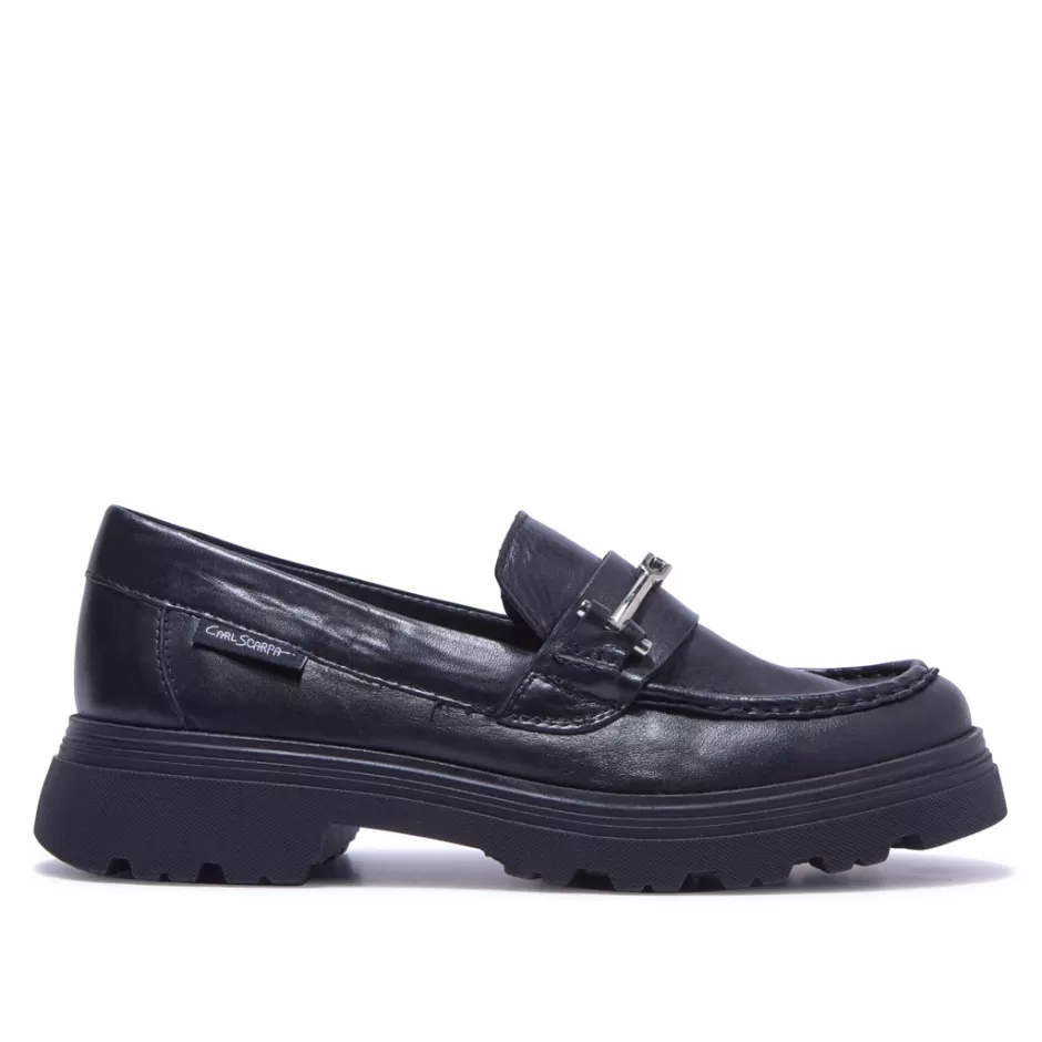 Leather Loafers | Loafers | Carl Scarpa Alsenso Black Leather Loafers