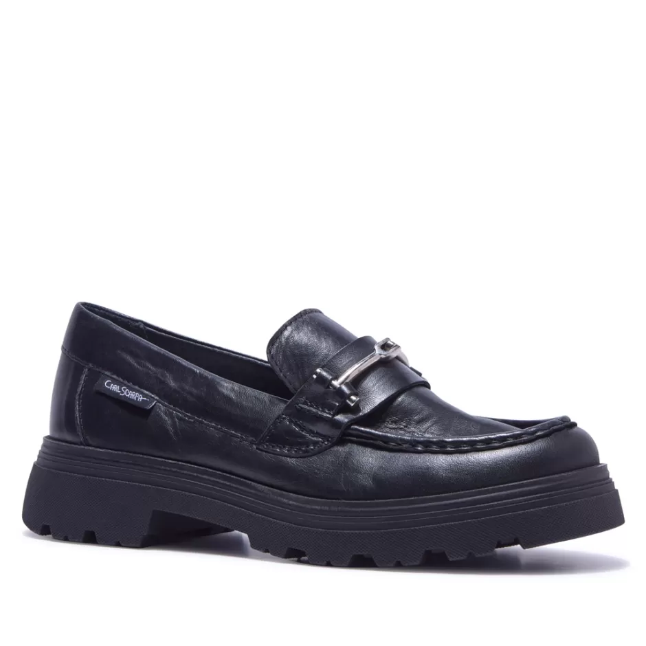 Leather Loafers | Loafers | Carl Scarpa Alsenso Black Leather Loafers