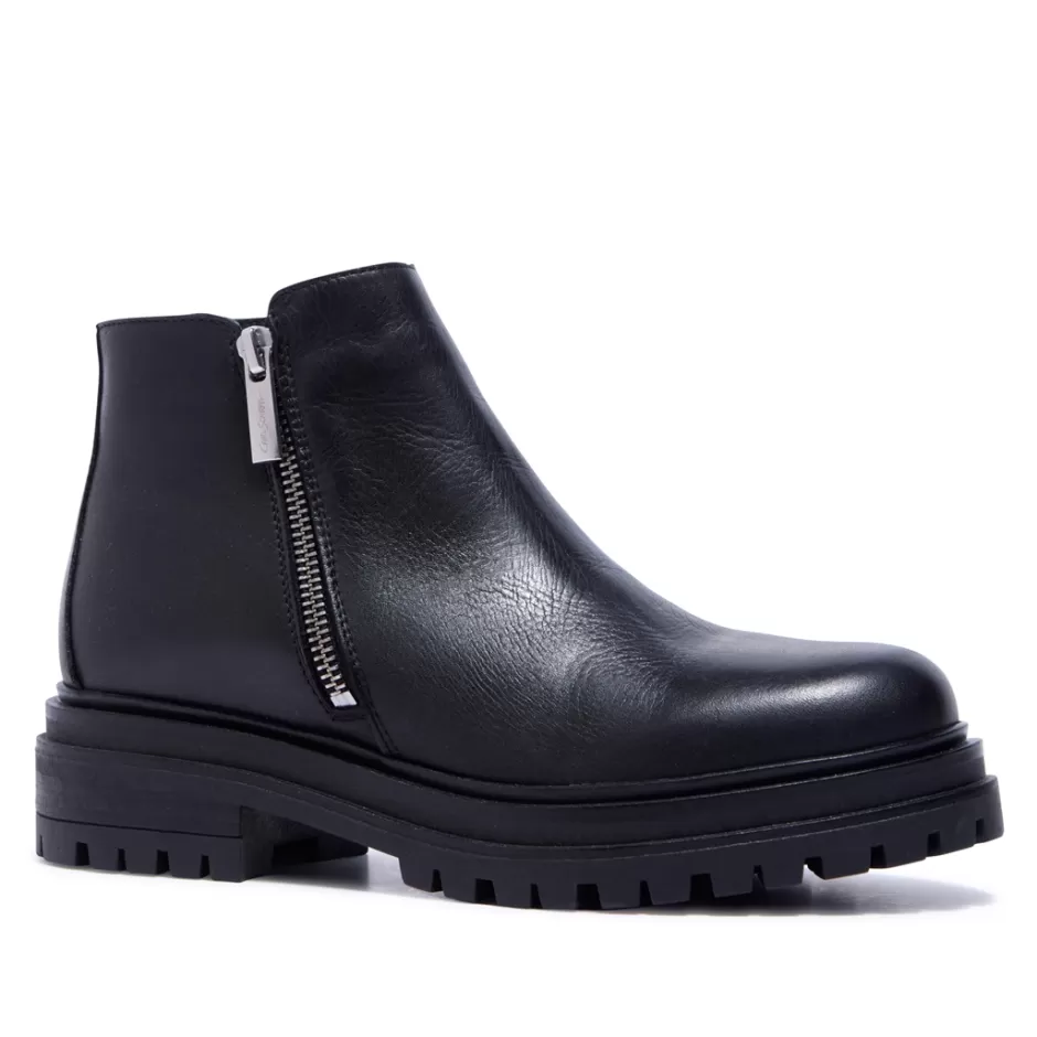 Ankle Boots | Carl Scarpa Arletta Black Leather Ankle Boots