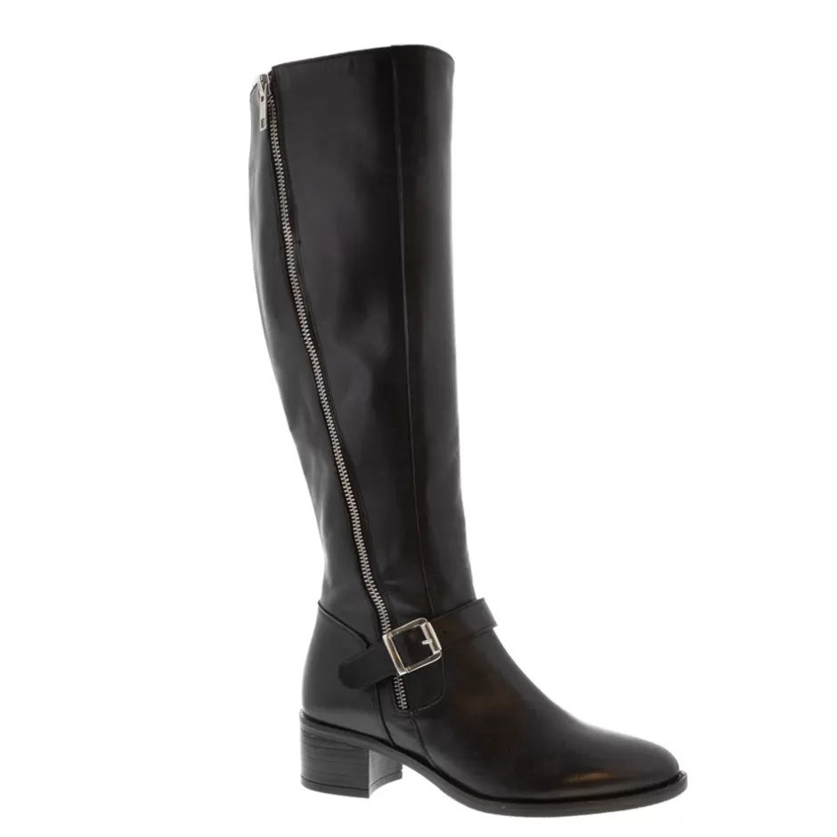 Knee High Boots | Carl Scarpa Arque Black Leather Knee High Boots