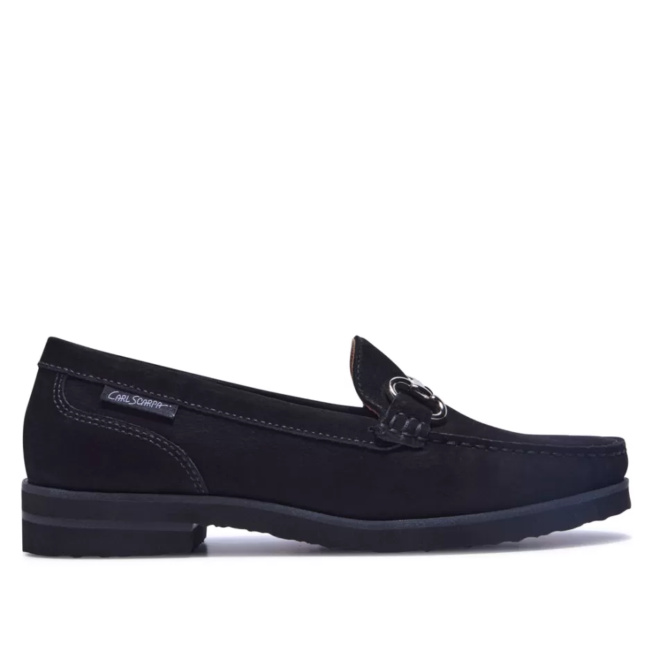 Suede Loafers | Loafers | Carl Scarpa Aubrigo Black Suede Loafers