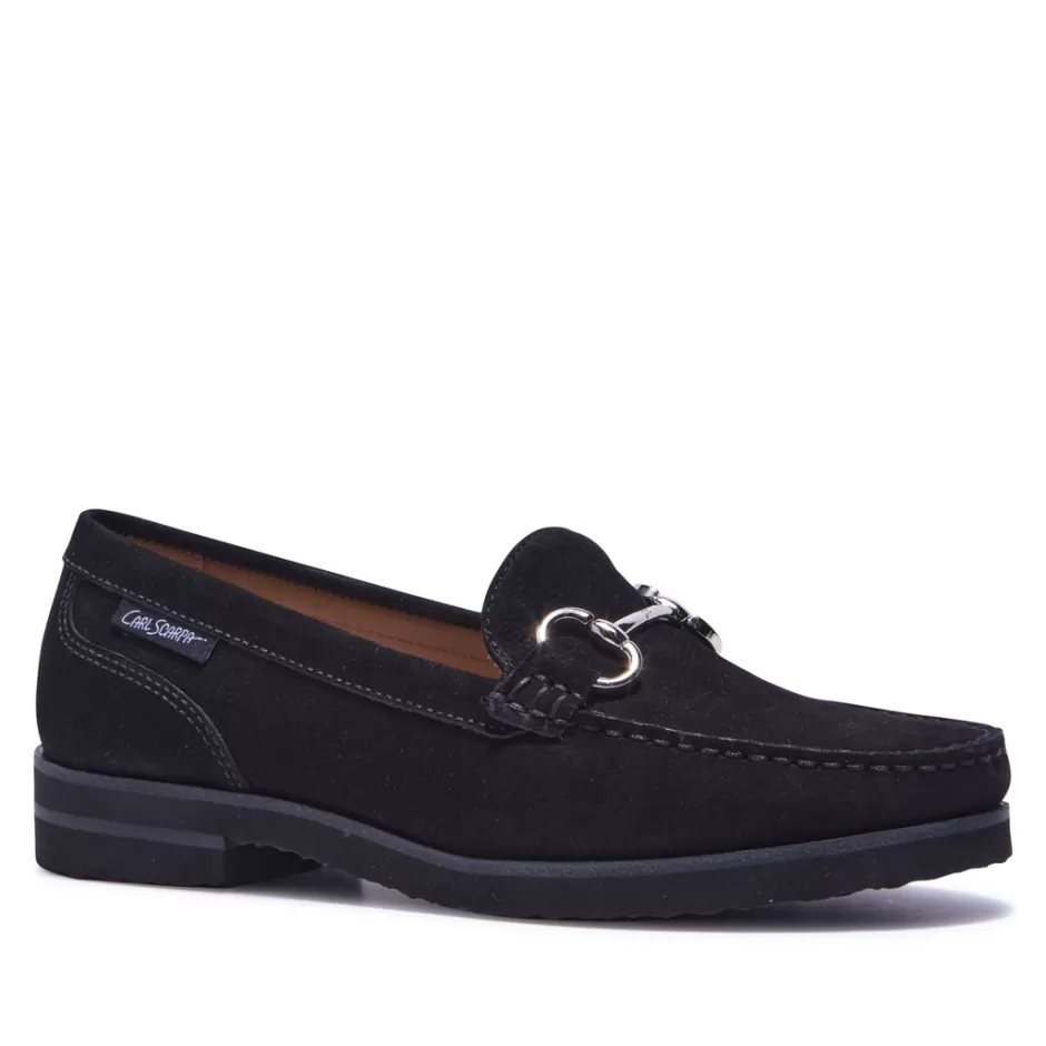Suede Loafers | Loafers | Carl Scarpa Aubrigo Black Suede Loafers