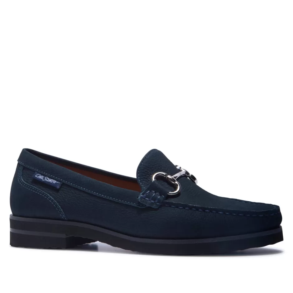 Suede Loafers | Loafers | Carl Scarpa Aubrigo Navy Suede Loafers