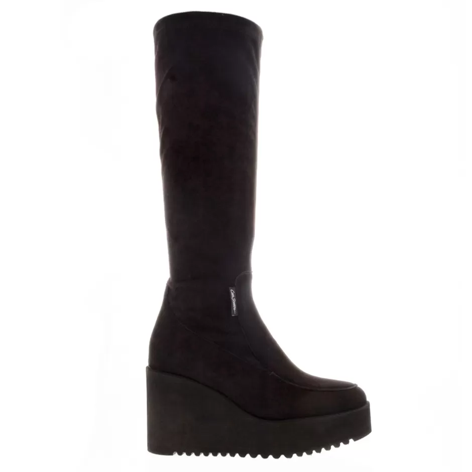 Knee High Boots | Carl Scarpa Boahi Black Suede Knee High Boots