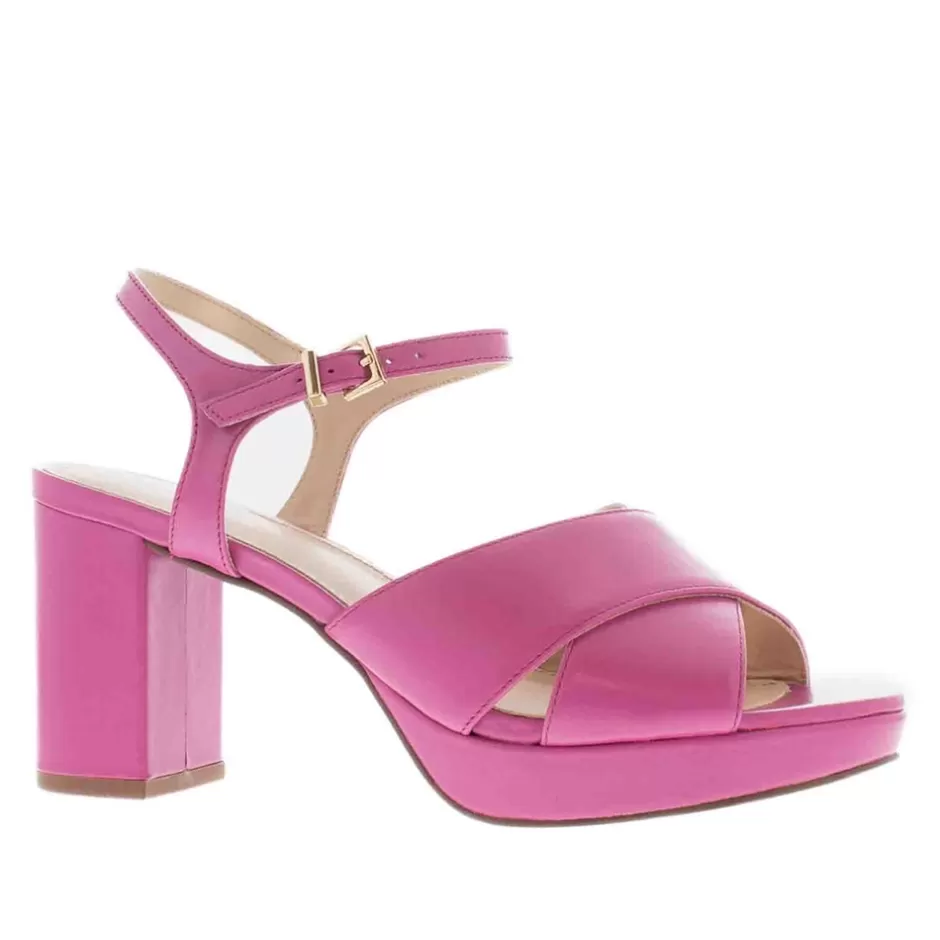 Sandals | Carl Scarpa Bowie Fuchsia Block Heel Sandals