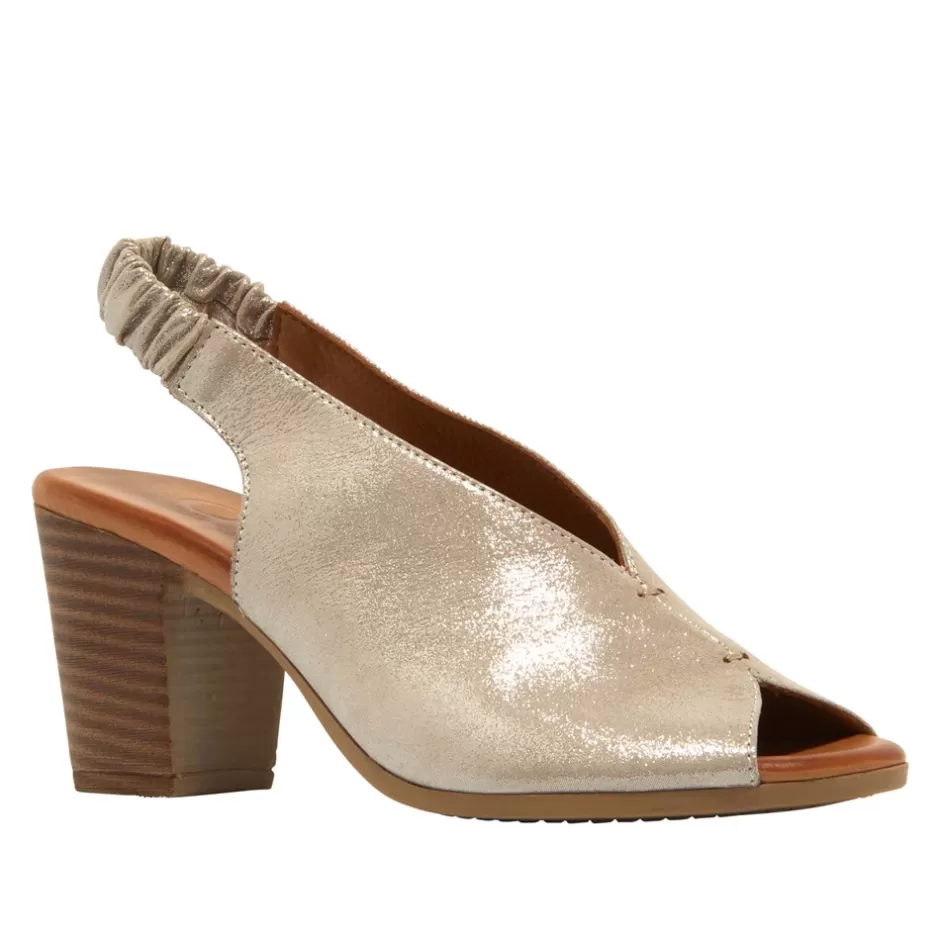 Sandals | Carl Scarpa Buttercup Silver Leather Slingback Sandal
