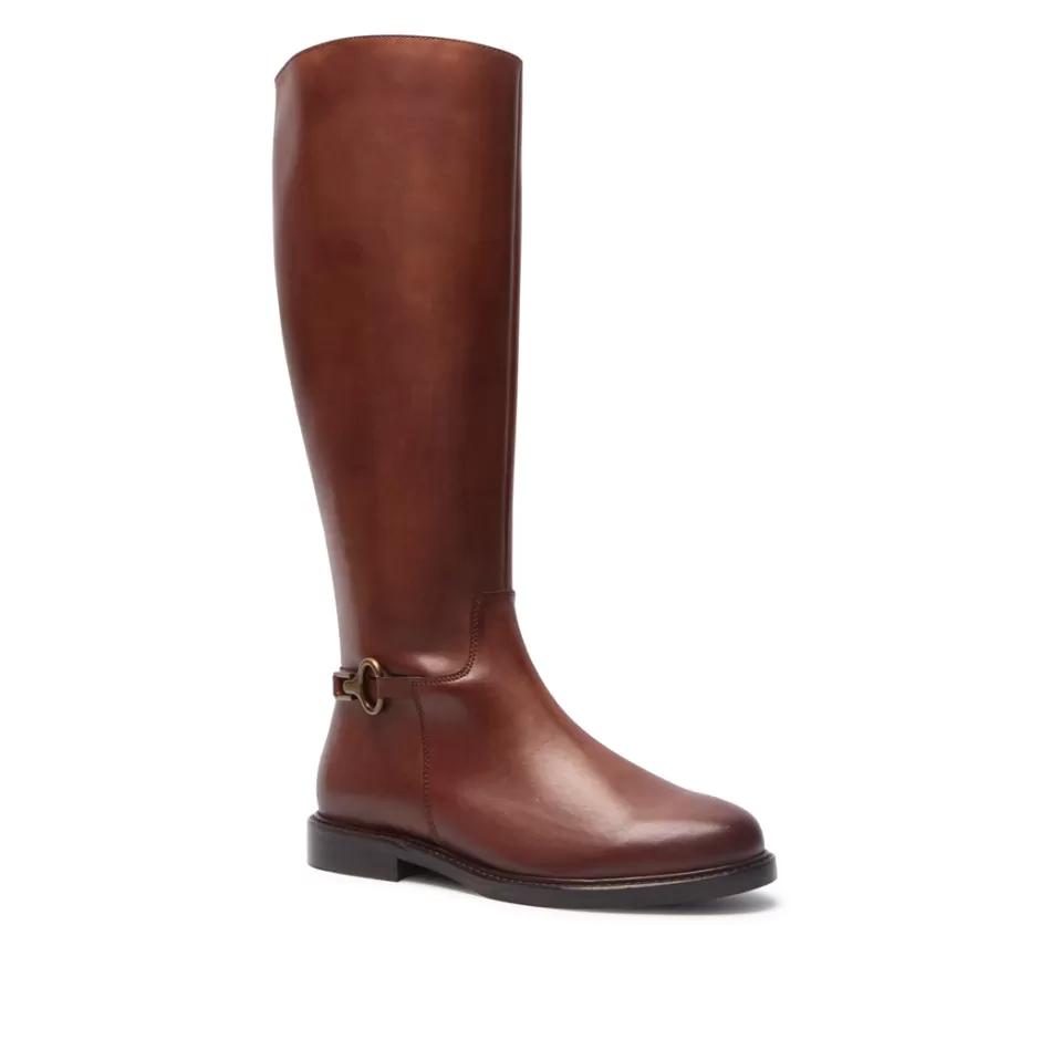 Knee High Boots | Carl Scarpa Caprianna Tan Leather Boots