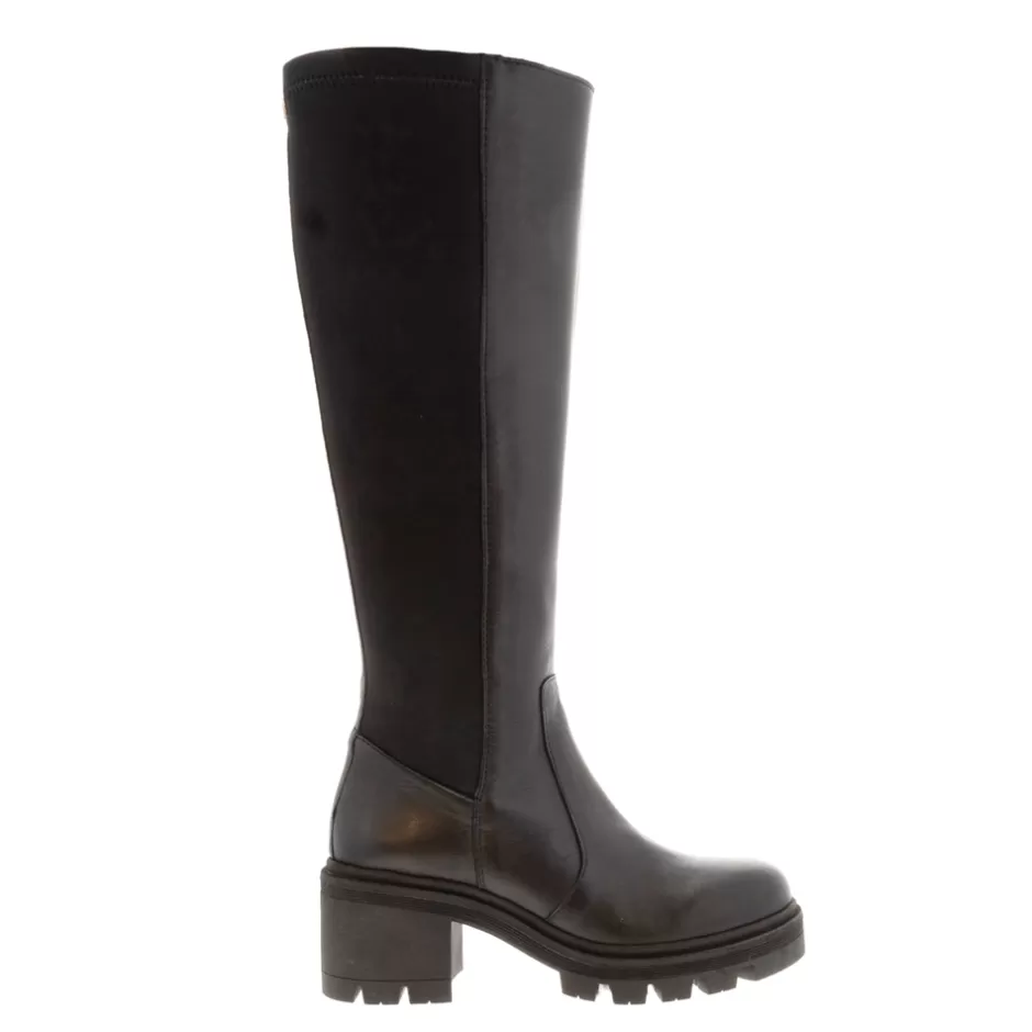 Knee High Boots | Carl Scarpa Dodie Black Leather Knee High Boots
