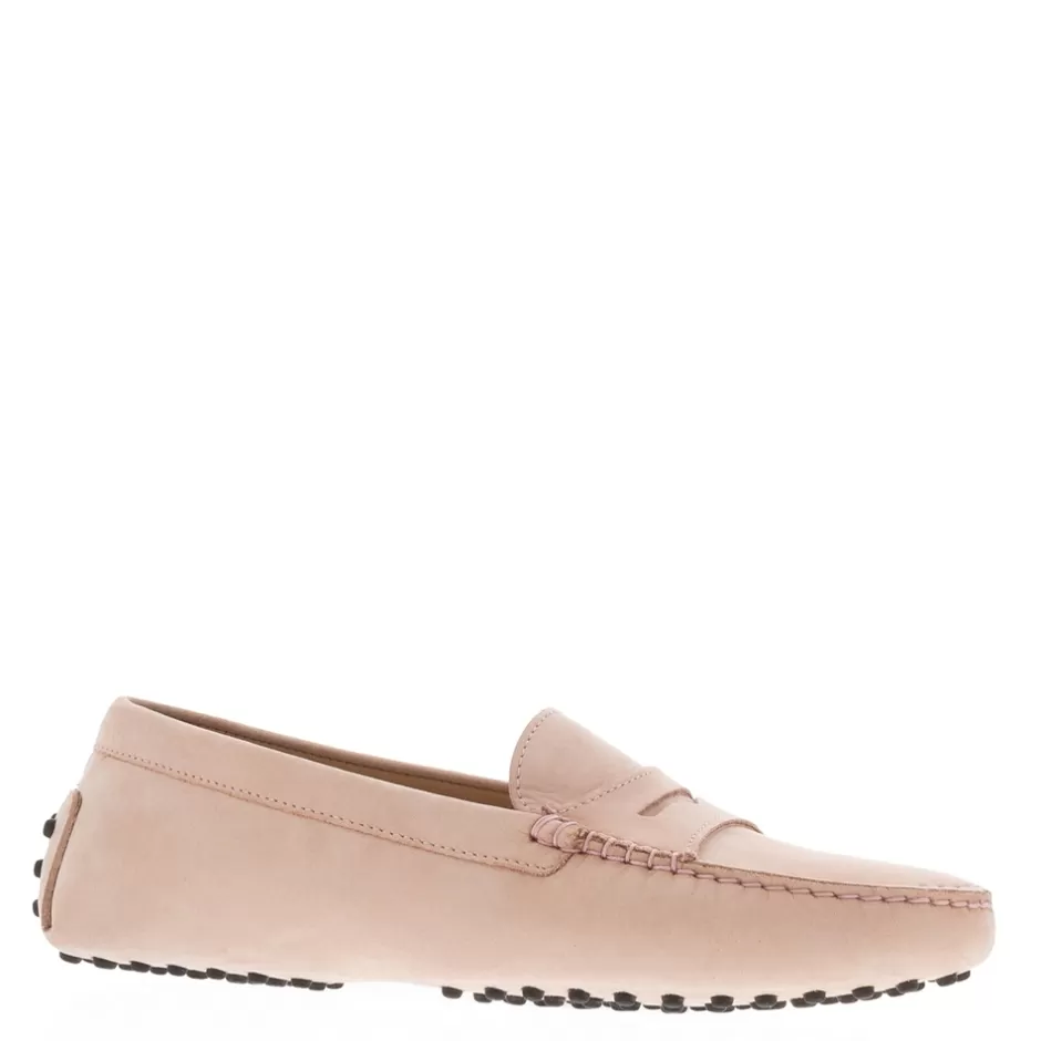 Suede Loafers | Loafers | Carl Scarpa Domenica Nude Nubuck Suede Penny Loafers