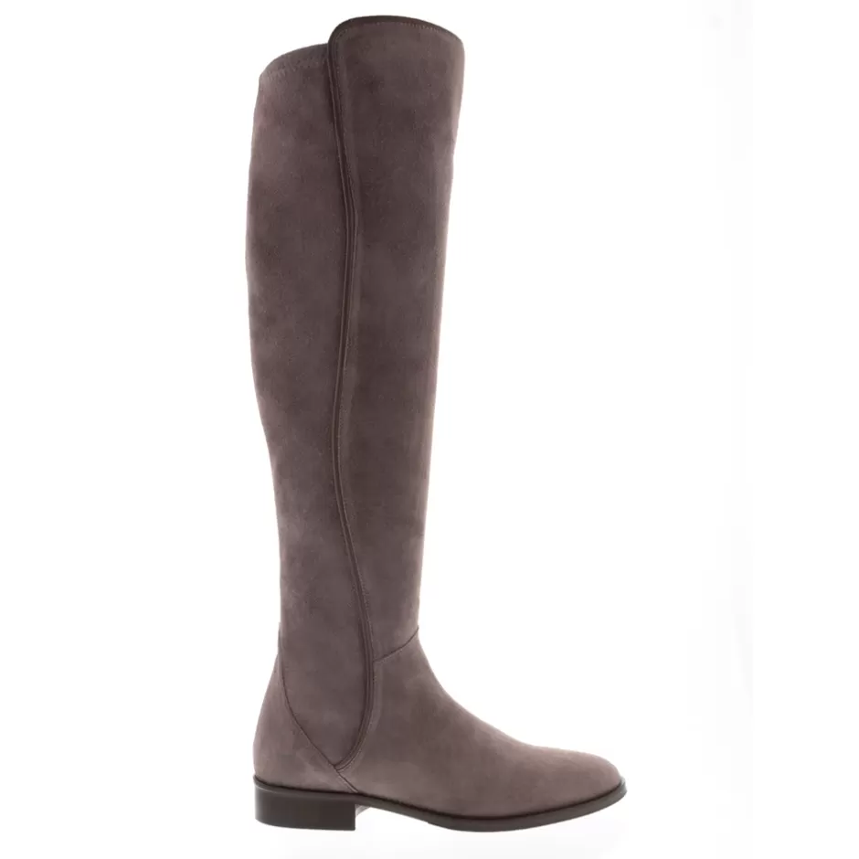 Knee High Boots | Carl Scarpa Emma Mauve Taupe Suede Knee-High Boots