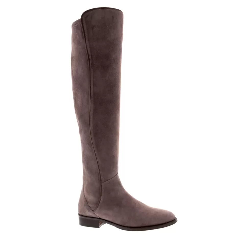 Knee High Boots | Carl Scarpa Emma Mauve Taupe Suede Knee-High Boots