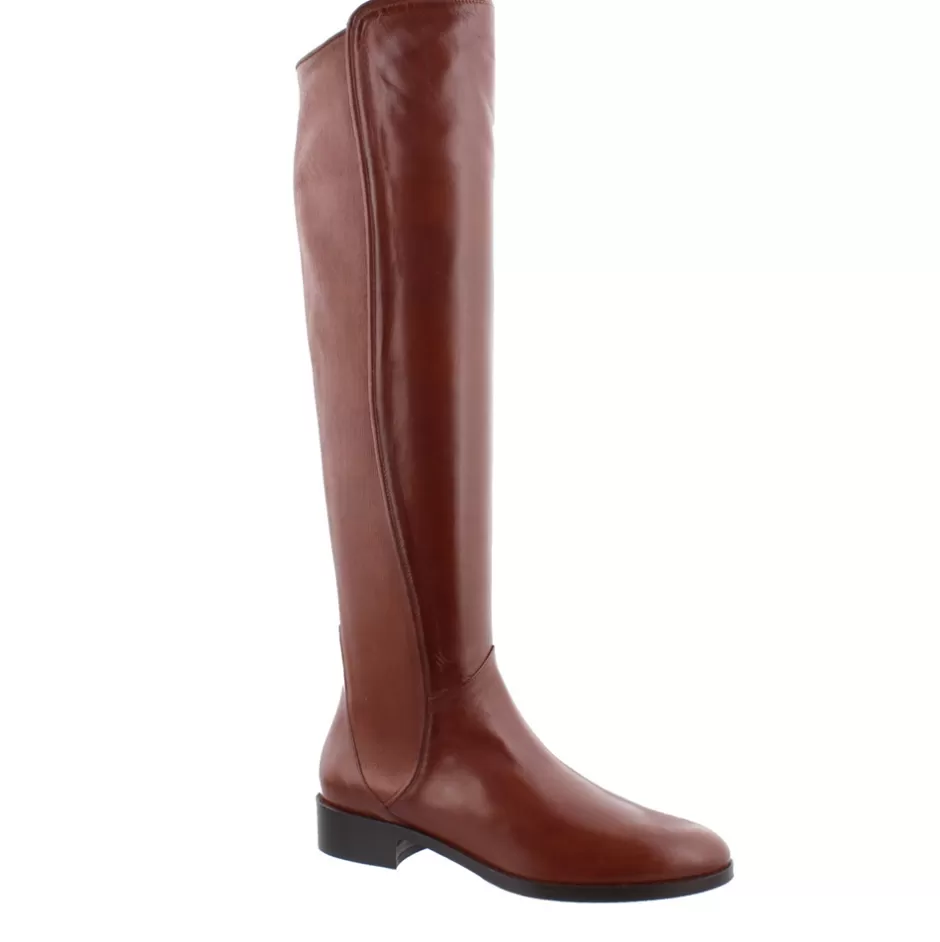 Knee High Boots | Carl Scarpa Emma Tan Leather Knee-High Boots