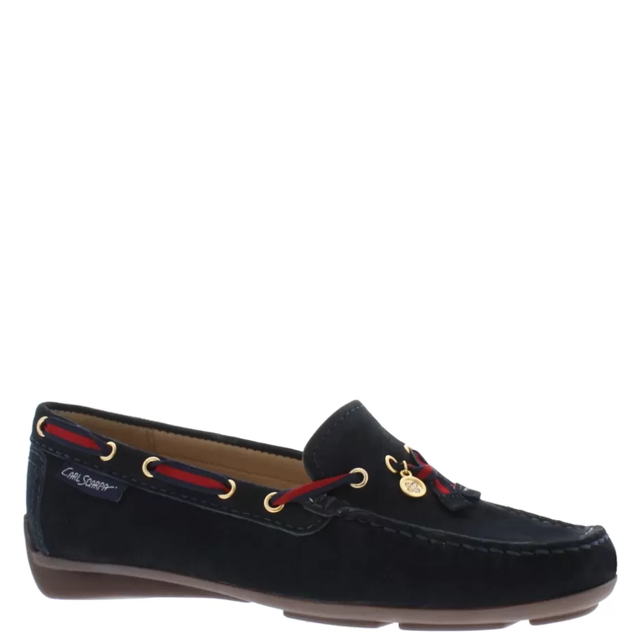 Suede Loafers | Loafers | Carl Scarpa Faris Navy Slip-On Loafers