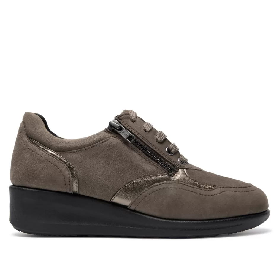 Trainers | Carl Scarpa Ferrole Taupe Suede Trainers