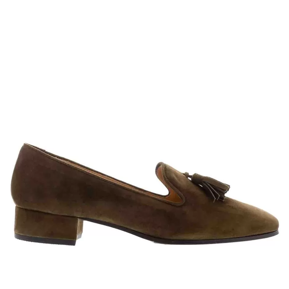 Suede Loafers | Loafers | Carl Scarpa Fiadh Khaki Suede Loafers