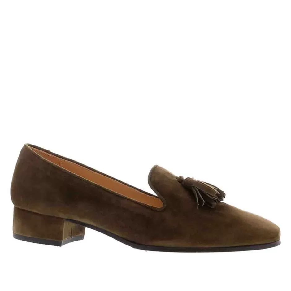 Suede Loafers | Loafers | Carl Scarpa Fiadh Khaki Suede Loafers