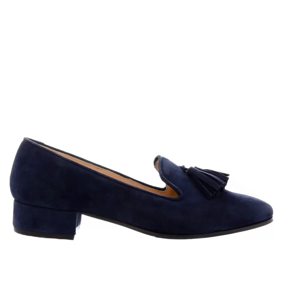 Suede Loafers | Loafers | Carl Scarpa Fiadh Navy Suede Loafers
