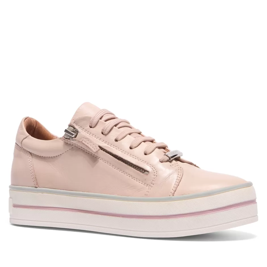 Leather Trainers | Trainers | Carl Scarpa Fissato Blush Leather Trainers