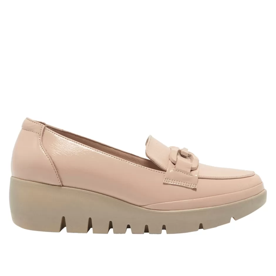 Leather Loafers | Loafers | Carl Scarpa Forza Blush Leather Wedge Loafers
