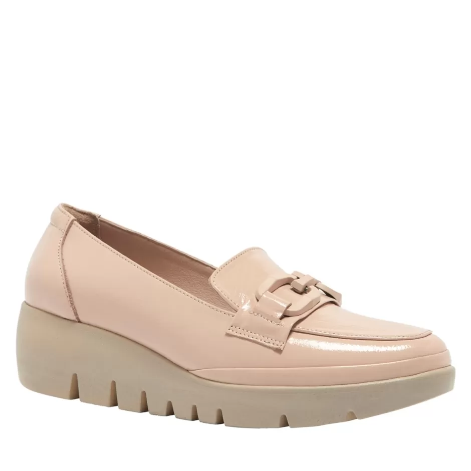 Leather Loafers | Loafers | Carl Scarpa Forza Blush Leather Wedge Loafers