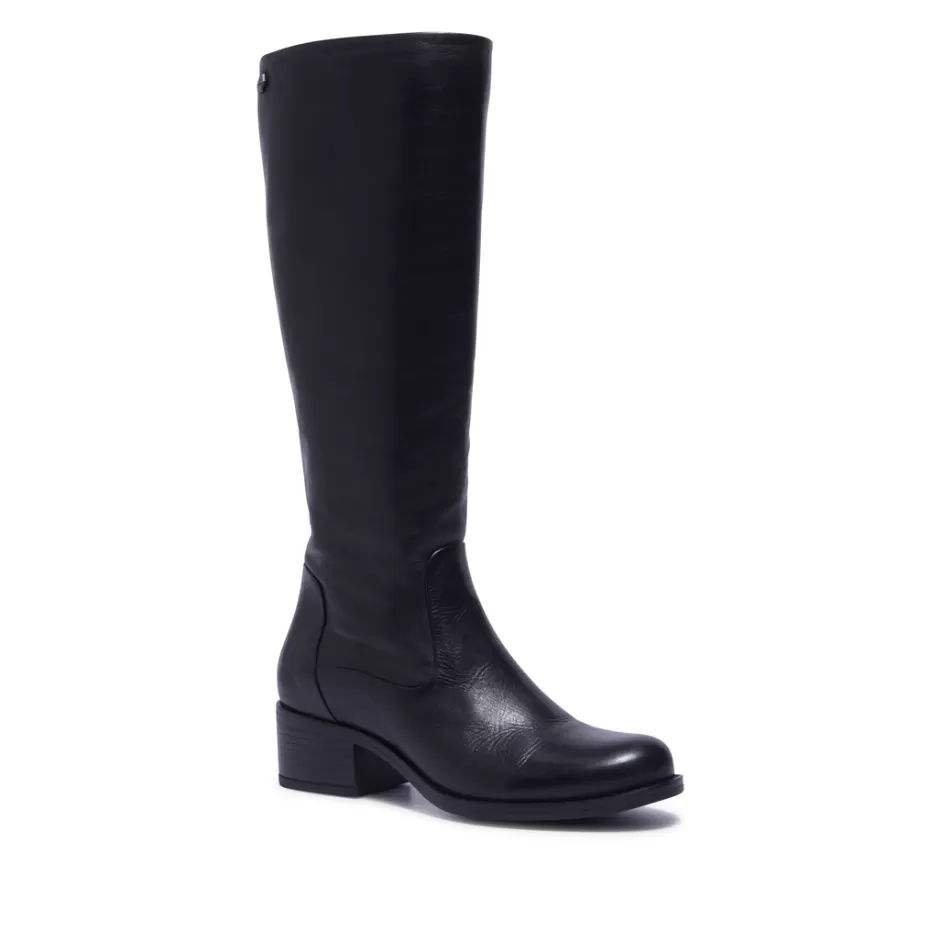 Knee High Boots | Carl Scarpa Gaido Black Leather Boots