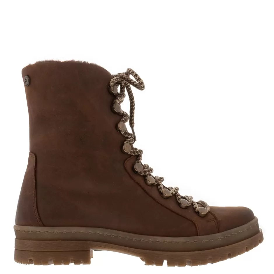 Ankle Boots | Carl Scarpa Granada Brown Leather Lace Up Ankle Boots