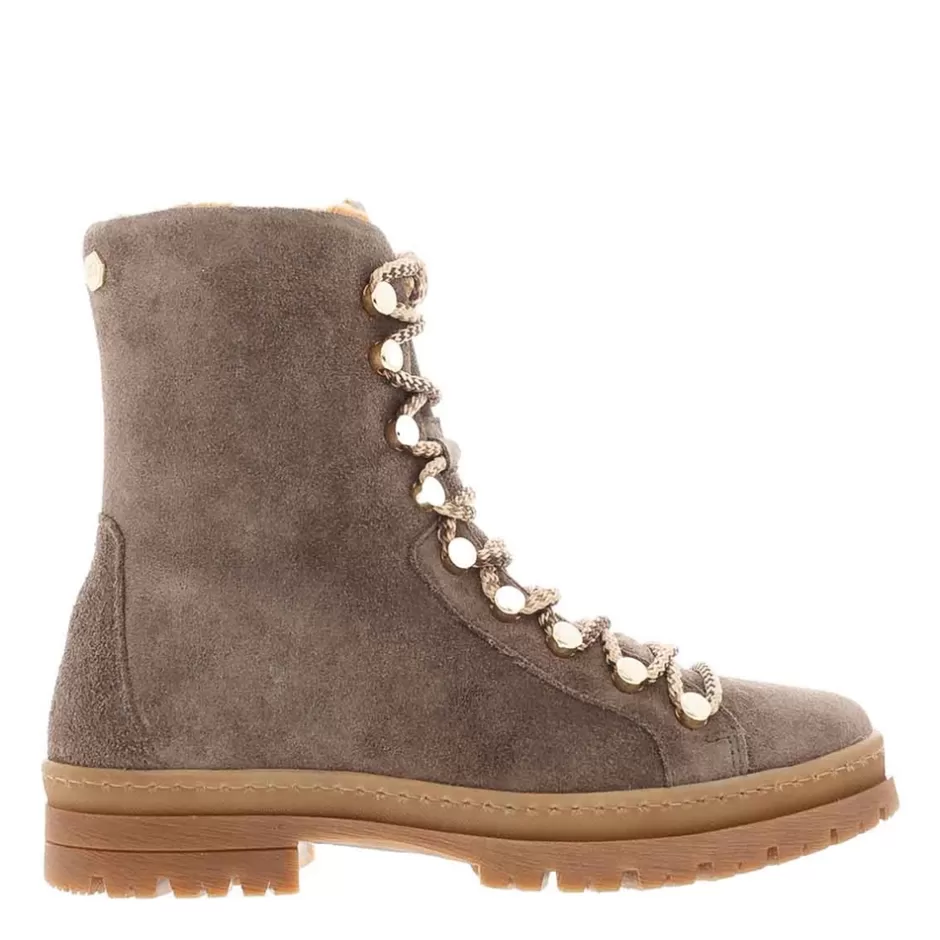 Ankle Boots | Carl Scarpa Granada Taupe Suede Lace Up Ankle Boots