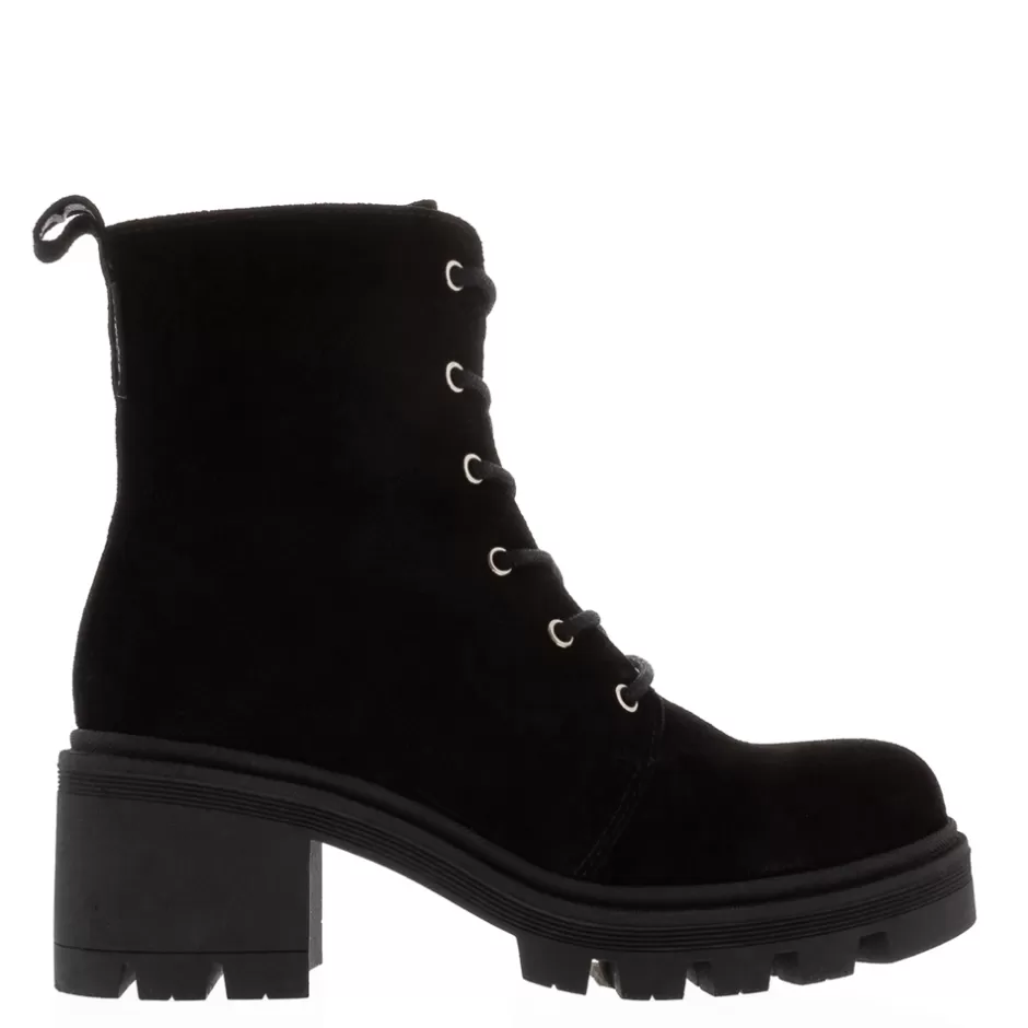 Ankle Boots | Carl Scarpa Gusto Black Suede Lace Up Ankle Boots
