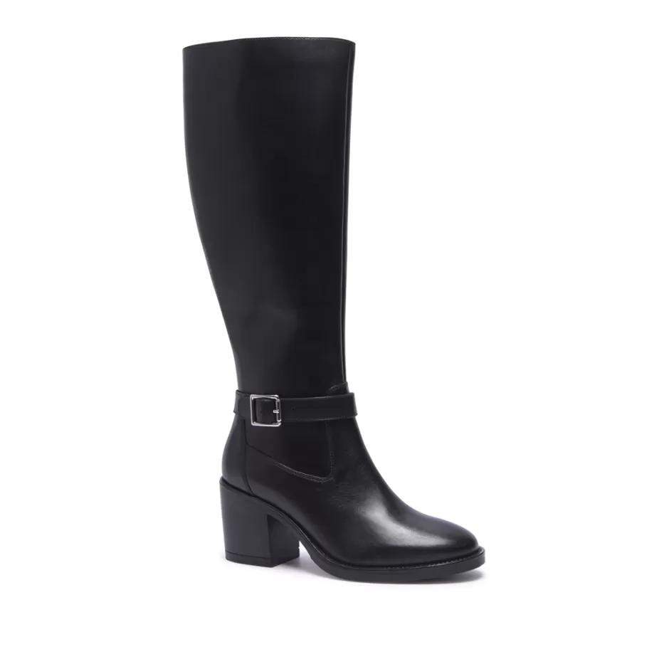 Knee High Boots | Carl Scarpa Hermine Black Leather Boots