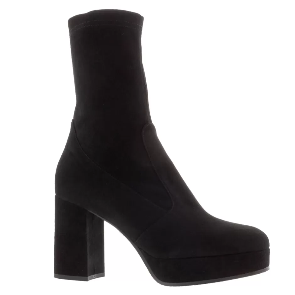 Ankle Boots | Carl Scarpa Lavora Black Platform Ankle Boots