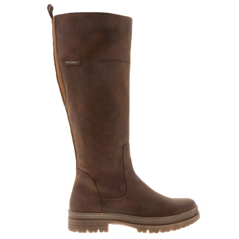 Knee High Boots | Carl Scarpa Lenni Tan Leather Chunky Knee High Boots