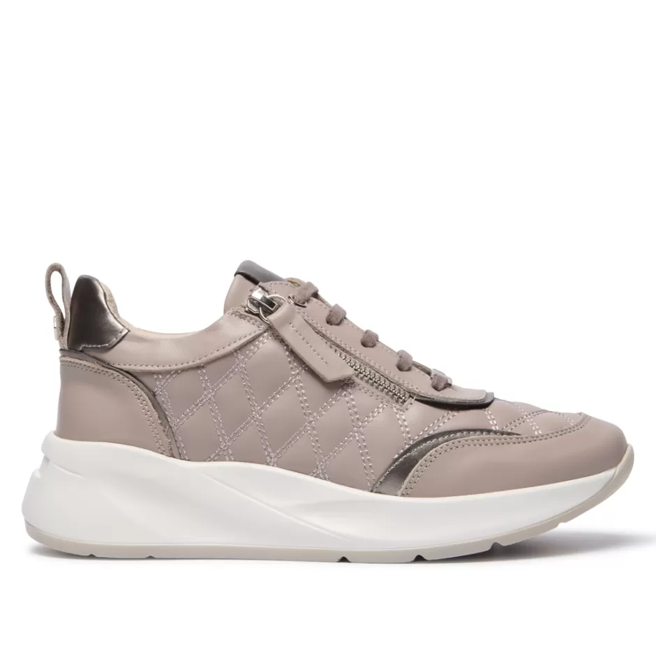Leather Trainers | Trainers | Carl Scarpa Lestina Grey Leather Leisure