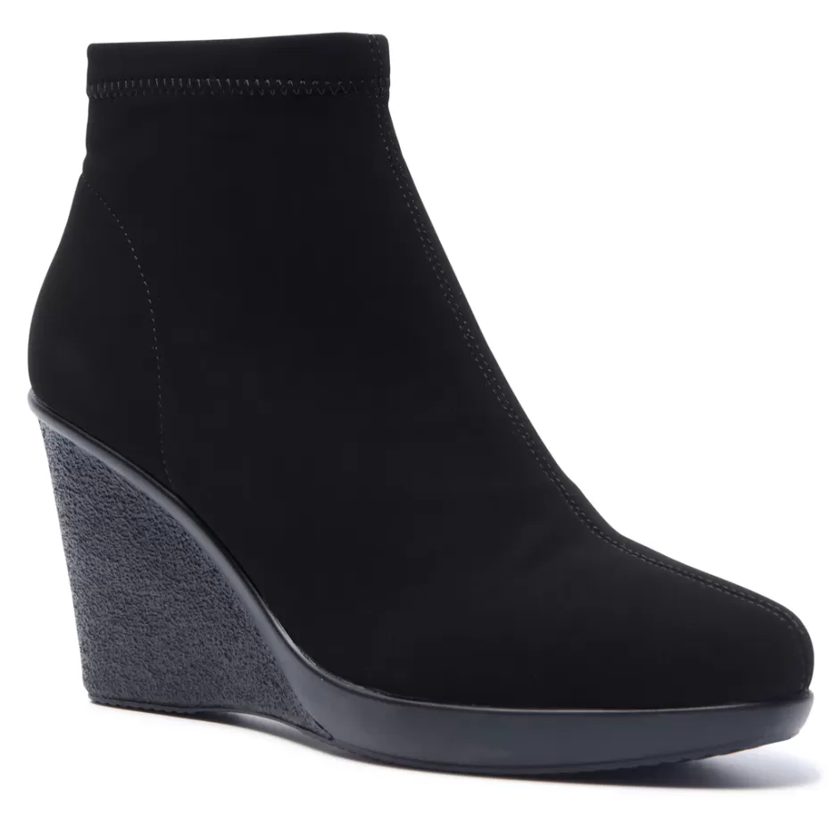 Ankle Boots | Carl Scarpa Livia Black Stretch Ankle Boot