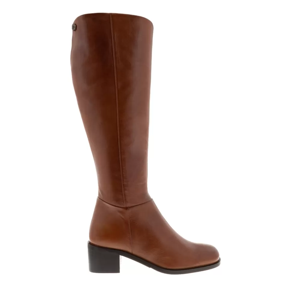 Knee High Boots | Carl Scarpa Losanna Tan Leather Knee High Boots