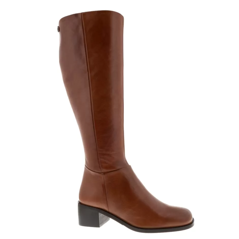 Knee High Boots | Carl Scarpa Losanna Tan Leather Knee High Boots