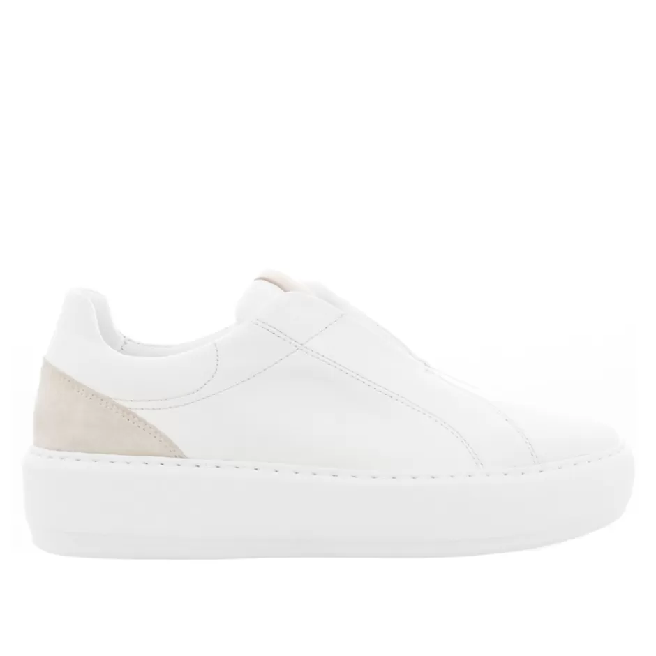 Leather Trainers | Trainers | Carl Scarpa Mabel White Leather Trainers