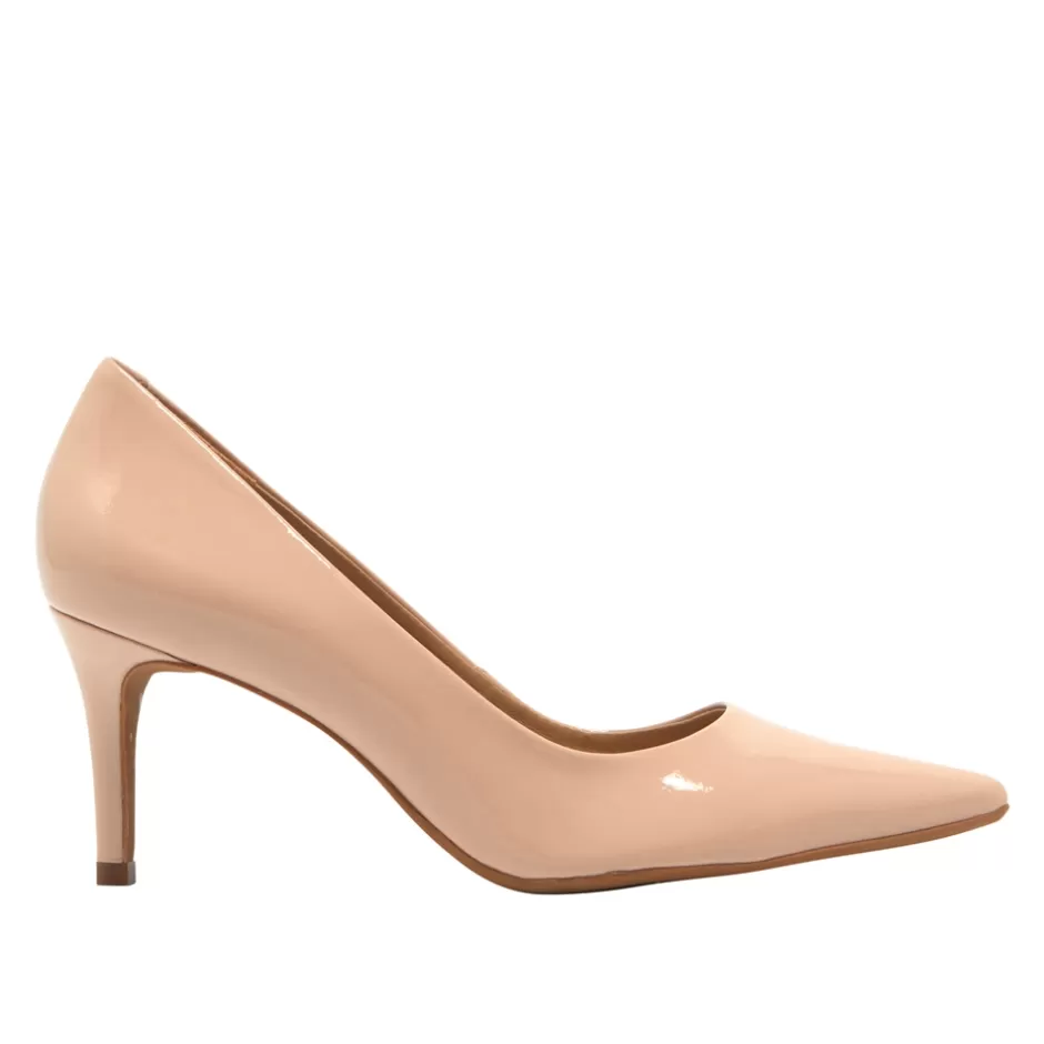 Court Shoes | Carl Scarpa Malazzo Blush Patent Leather Heeled Courts