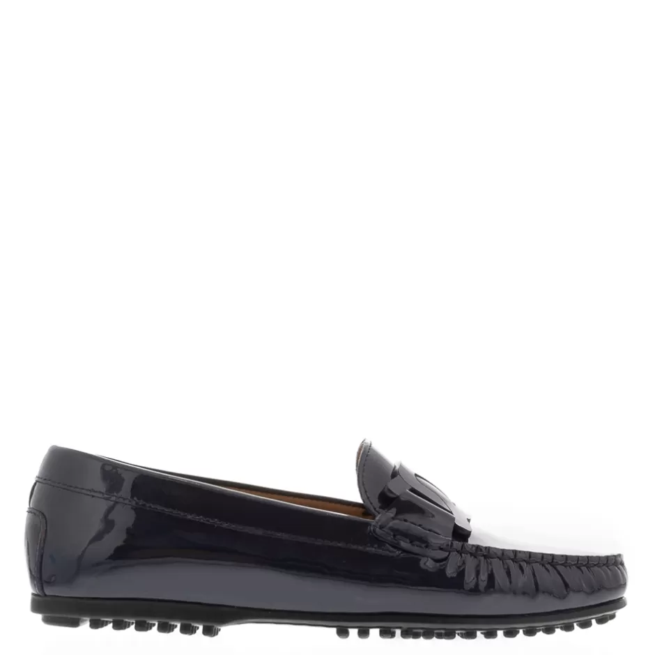 Leather Loafers | Loafers | Carl Scarpa Martedi Navy Leather Penny Loafers