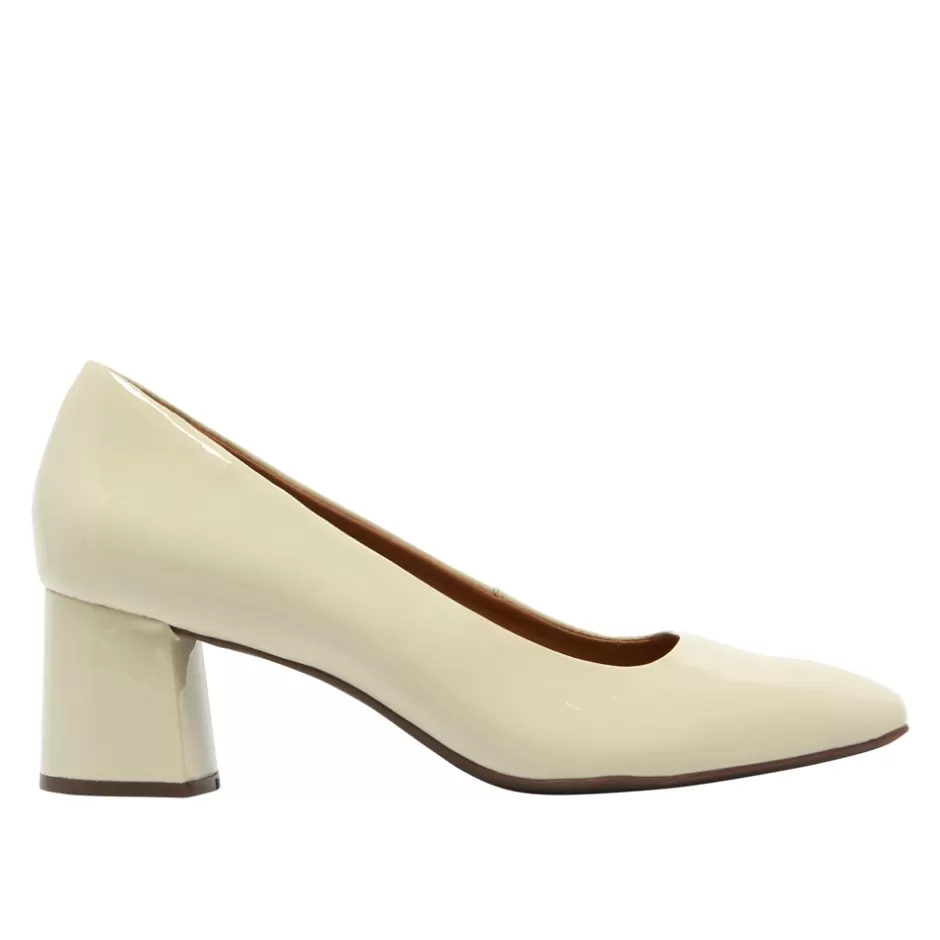 Court Shoes | Carl Scarpa Medola Off White Patent Leather Courts