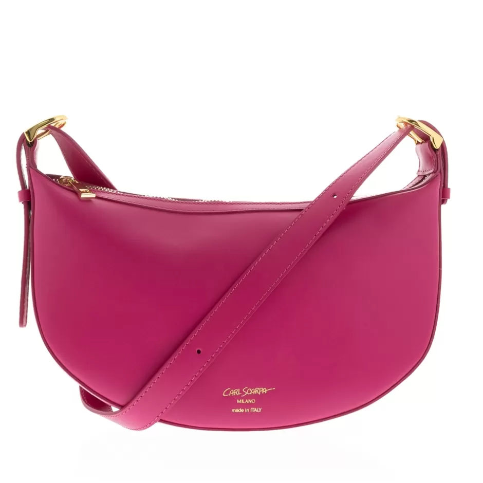 Bags | Carl Scarpa Osoppo Fuchsia Leather Shoulder Bag