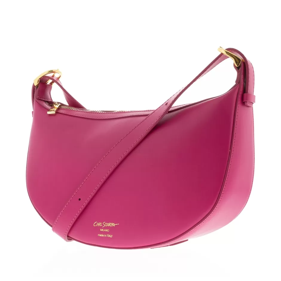 Bags | Carl Scarpa Osoppo Fuchsia Leather Shoulder Bag