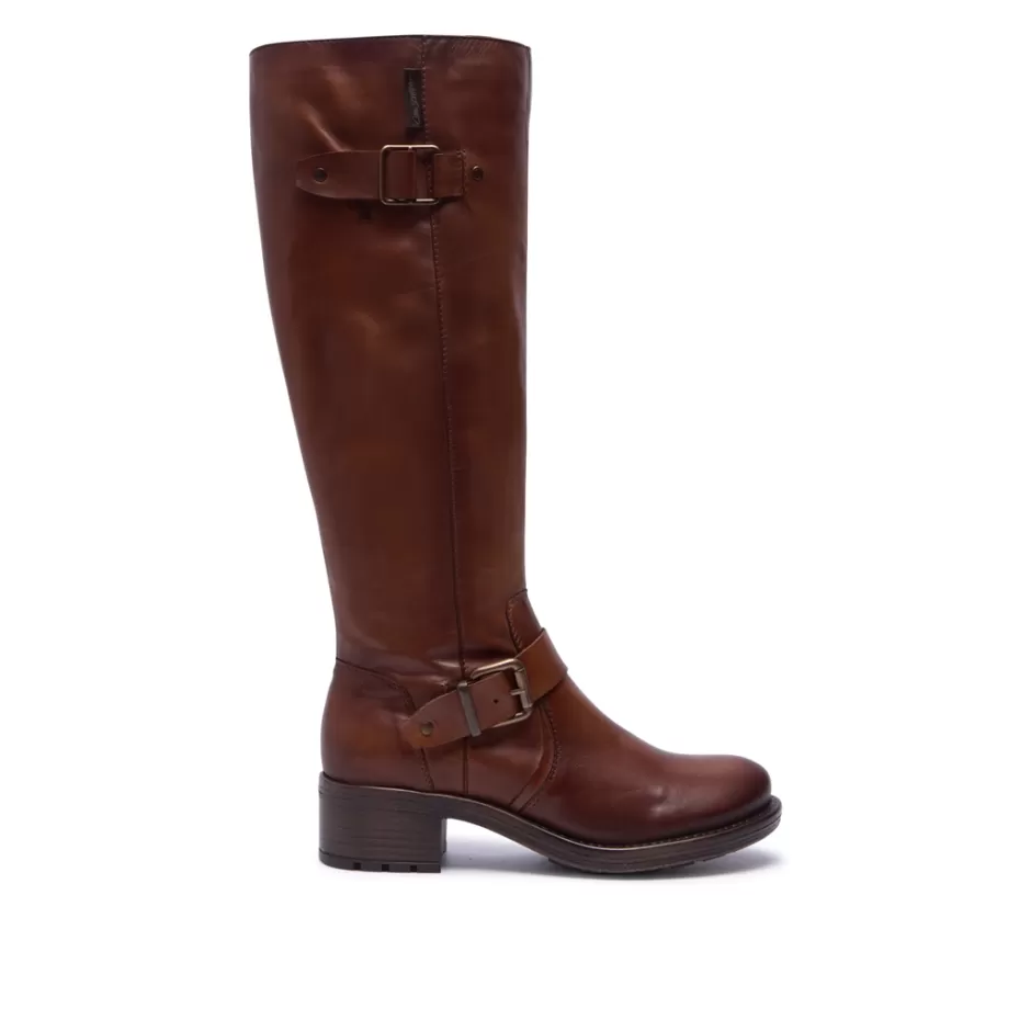 Knee High Boots | Carl Scarpa Percile Tan Leather Boots