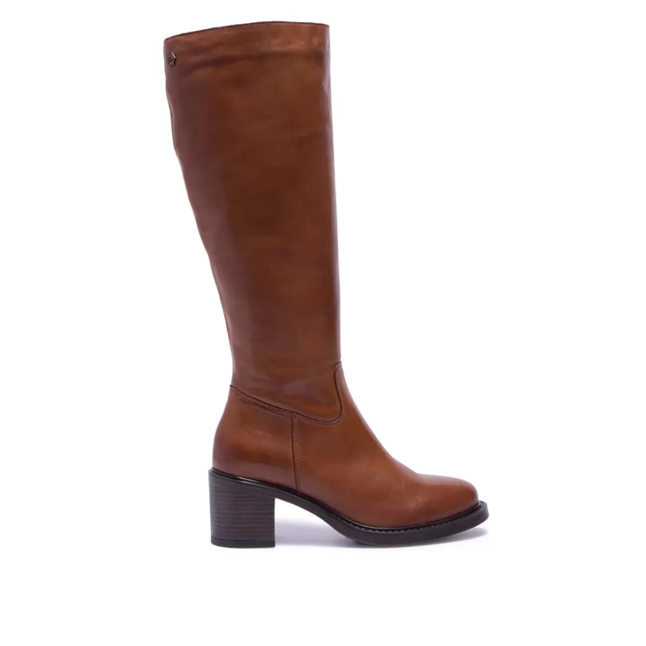 Knee High Boots | Carl Scarpa Recetto Tan Leather Boots