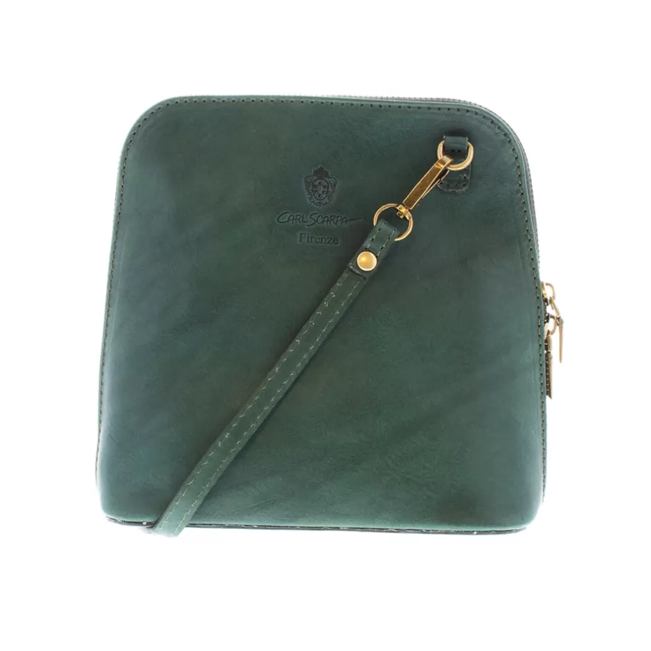 Bags | Carl Scarpa Renata Green Leather Bag