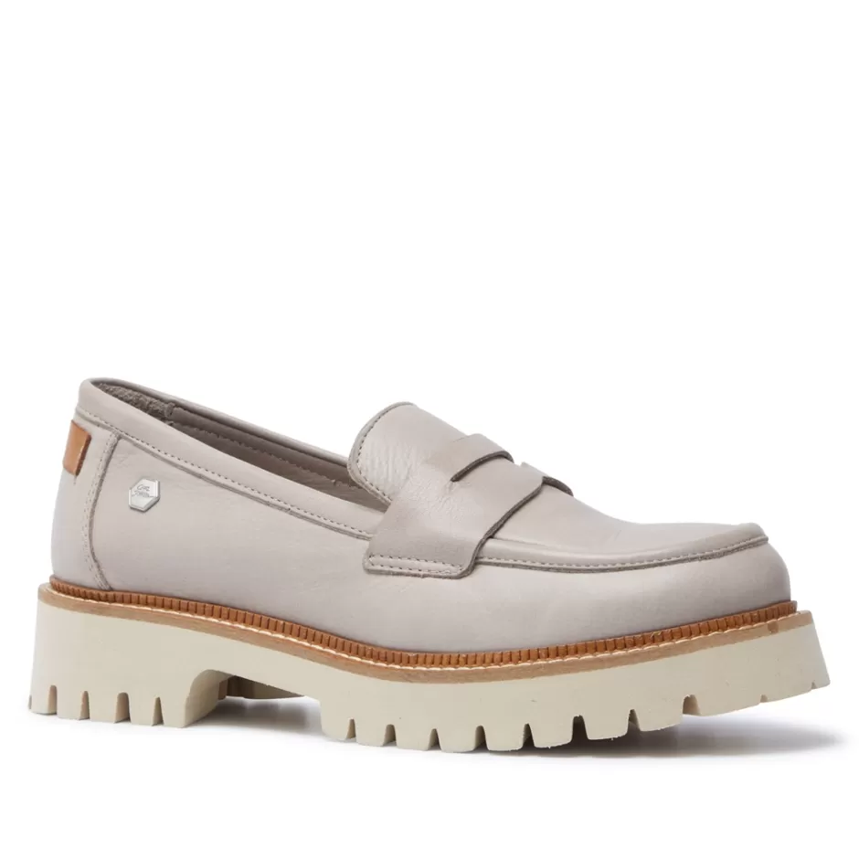 Leather Loafers | Loafers | Carl Scarpa Rolita Grey Leather Loafers