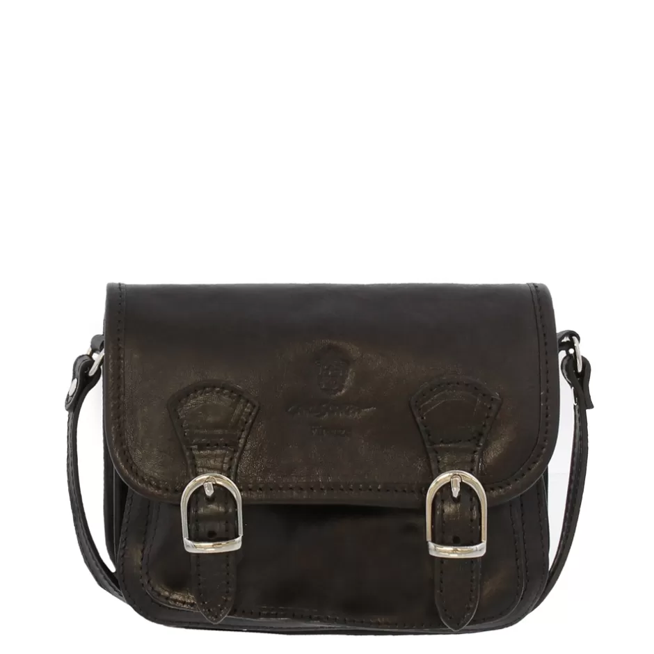 Bags | Carl Scarpa Rosario Black Italian Leather Satchel