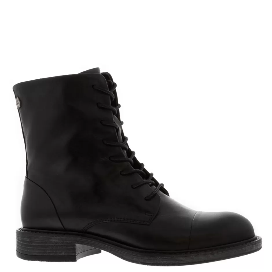 Ankle Boots | Carl Scarpa Rosemarie Black Leather Lace Up Ankle Boots