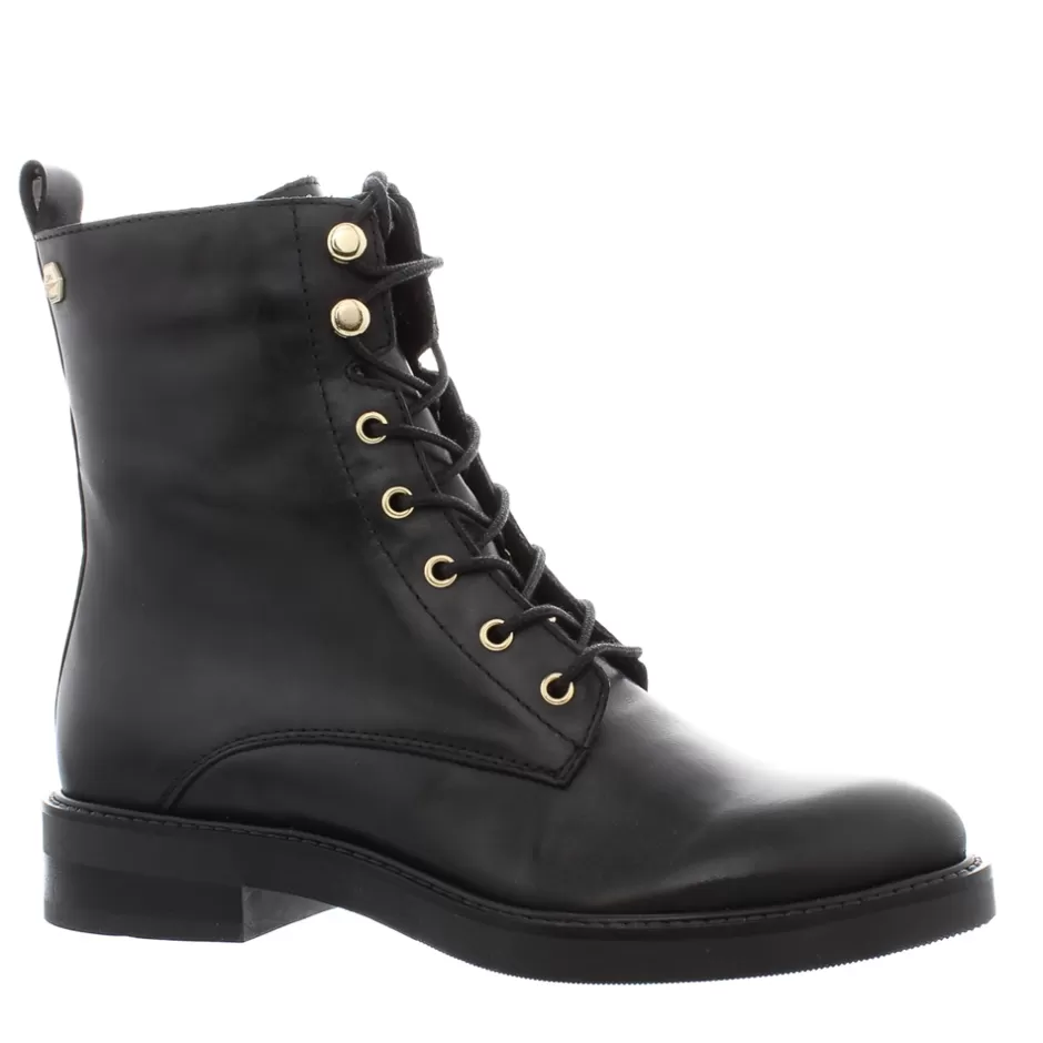 Ankle Boots | Carl Scarpa Roux Black Leather Lace Up Ankle Boots