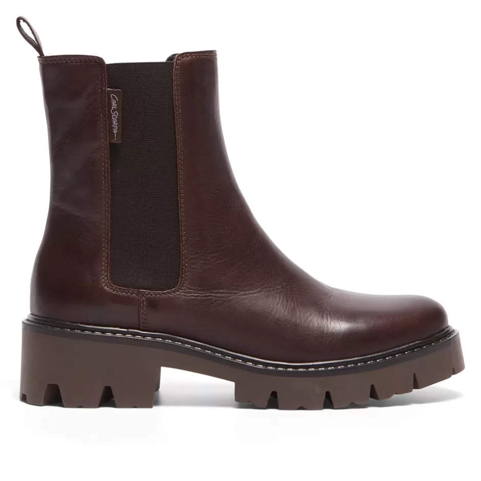 Ankle Boots | Carl Scarpa Solette Brown Leather Chelsea Boots